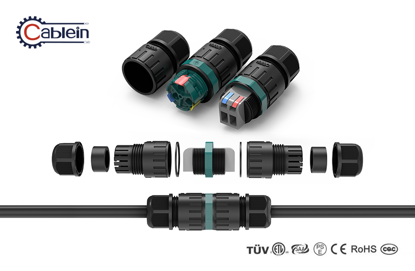 M20 Feed-Through Wire-to-Wire Waterproof Connector